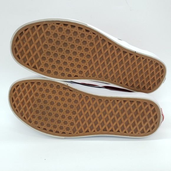 Vans Red Flame Checkered Slip-On Sneakers - Picture 7 of 8